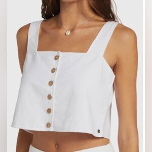 NWT Roxy Together Sunset Cropped Tank Top XL